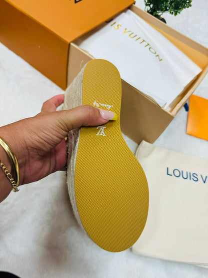 Designer platform sandal LV