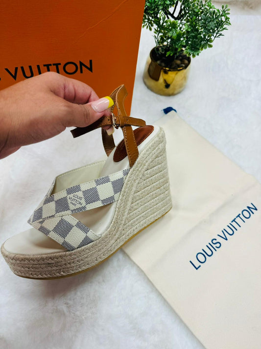 Designer platform sandal LV