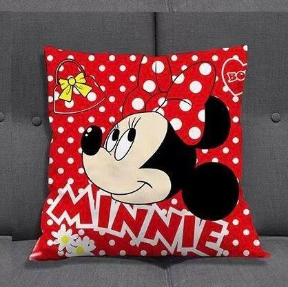 Minnie Mouse and Mickey Mouse small pillow cover