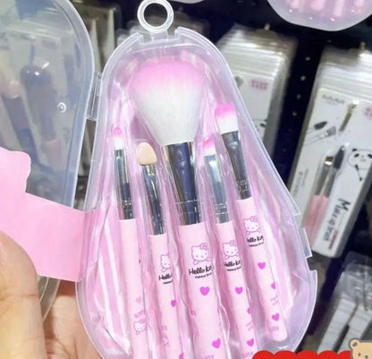 Hello Kitty makeup brush set